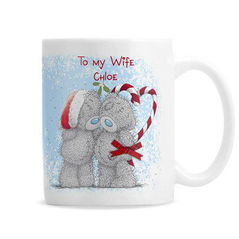 Personalised Me to You Bear Christmas Couple Mug £10.99